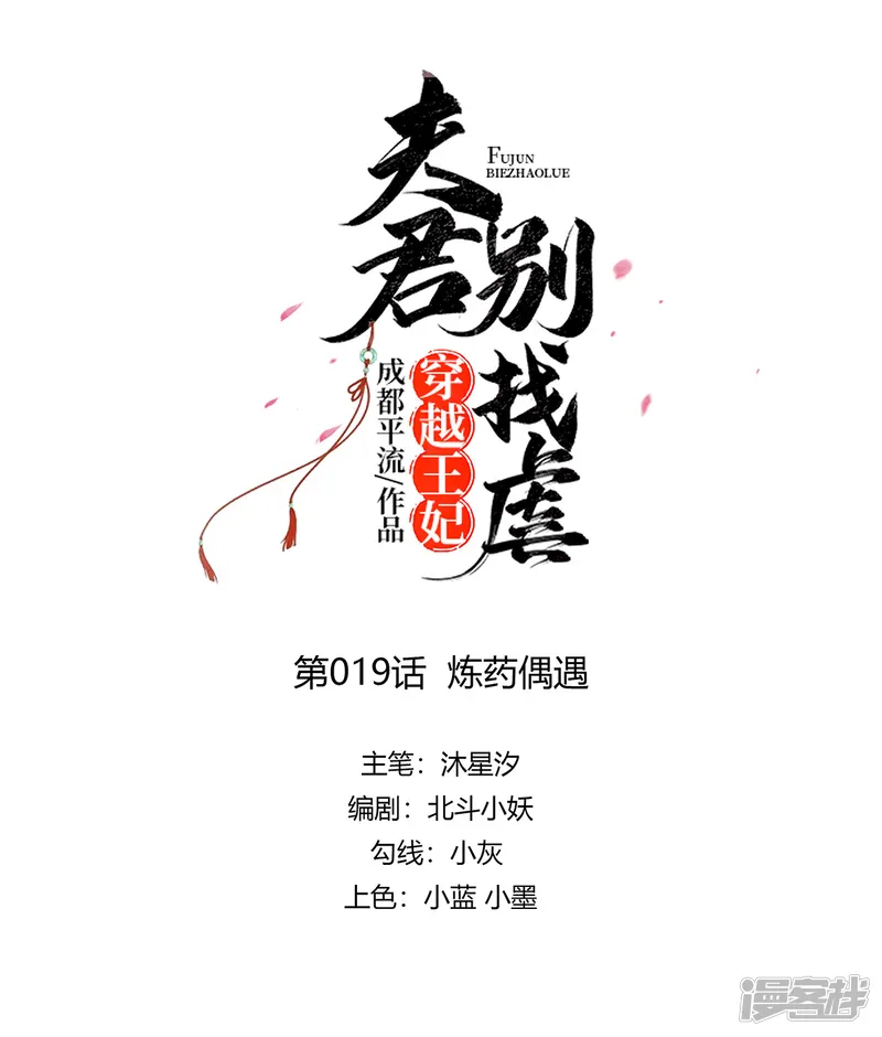 穿越王妃，夫君别找虐-第19话 炼药偶遇-第1页